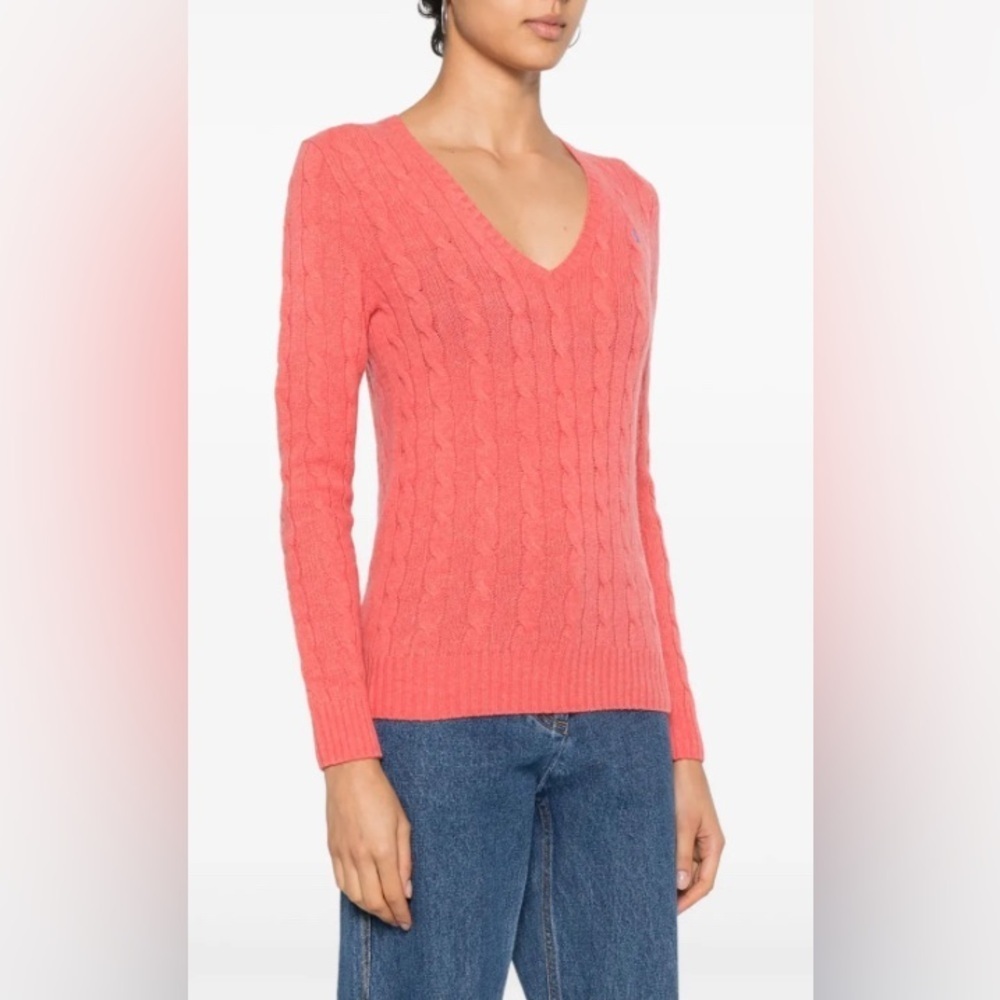 St. John's Bay Coral V-Neck Sweater